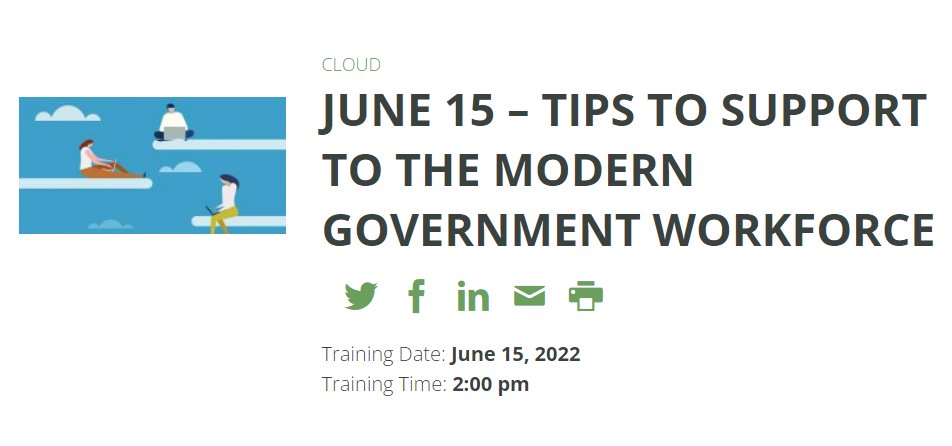 GovLoop's tweet photo. Join us online now as we speak with experts from @CISecurity, @HHSGov, @RedHatGov, and @ndgovitd for tips to support the modern government workforce. Registration is free: https://t.co/43i22iyc7h
#GLtrain https://t.co/DMgmyk2Itt