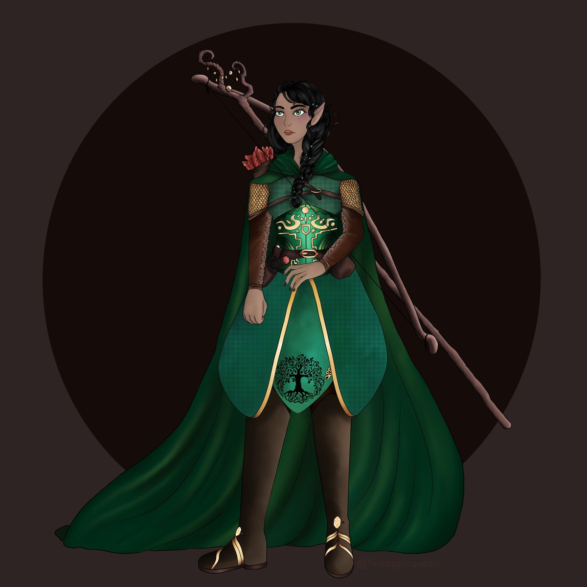 amhare97's tweet photo. @cloakbrand This is Ava Brightmoon and Luna Snowheart. Ava is an Elf Ranger with her wolf companion Rhys and Luna is a Satyr Cleric. I also have a Tiefling Bard named Val in the works. I'm brand new to dnd and I love it. https://t.co/hEVM0iAUXm