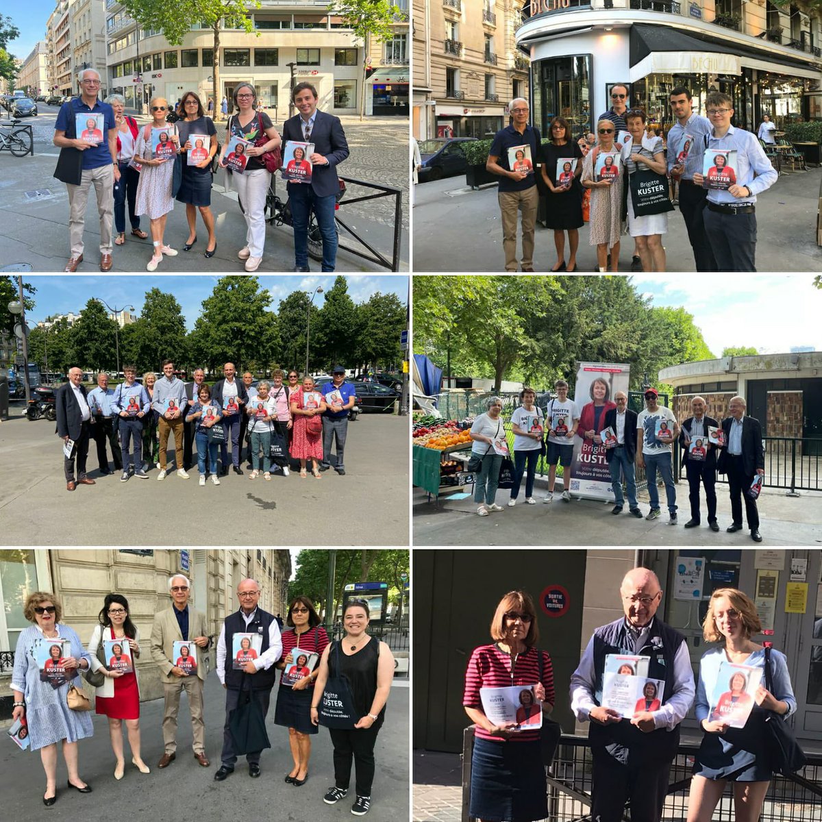 JRep75017's tweet photo. La #TeamKuster mobilisée toute la journée pour défendre nos convictions autour de notre députée @brigitte_kuster ! En route vers la #remontada et surtout vers la VICTOIRE ! 🇫🇷💪🏼🚀
cc. @AureliAssouline, @geoffroyboulard, @catherine_dumas, @Alix_Bougeret, @Paul_Hatte https://t.co/YUb9wXmeVW