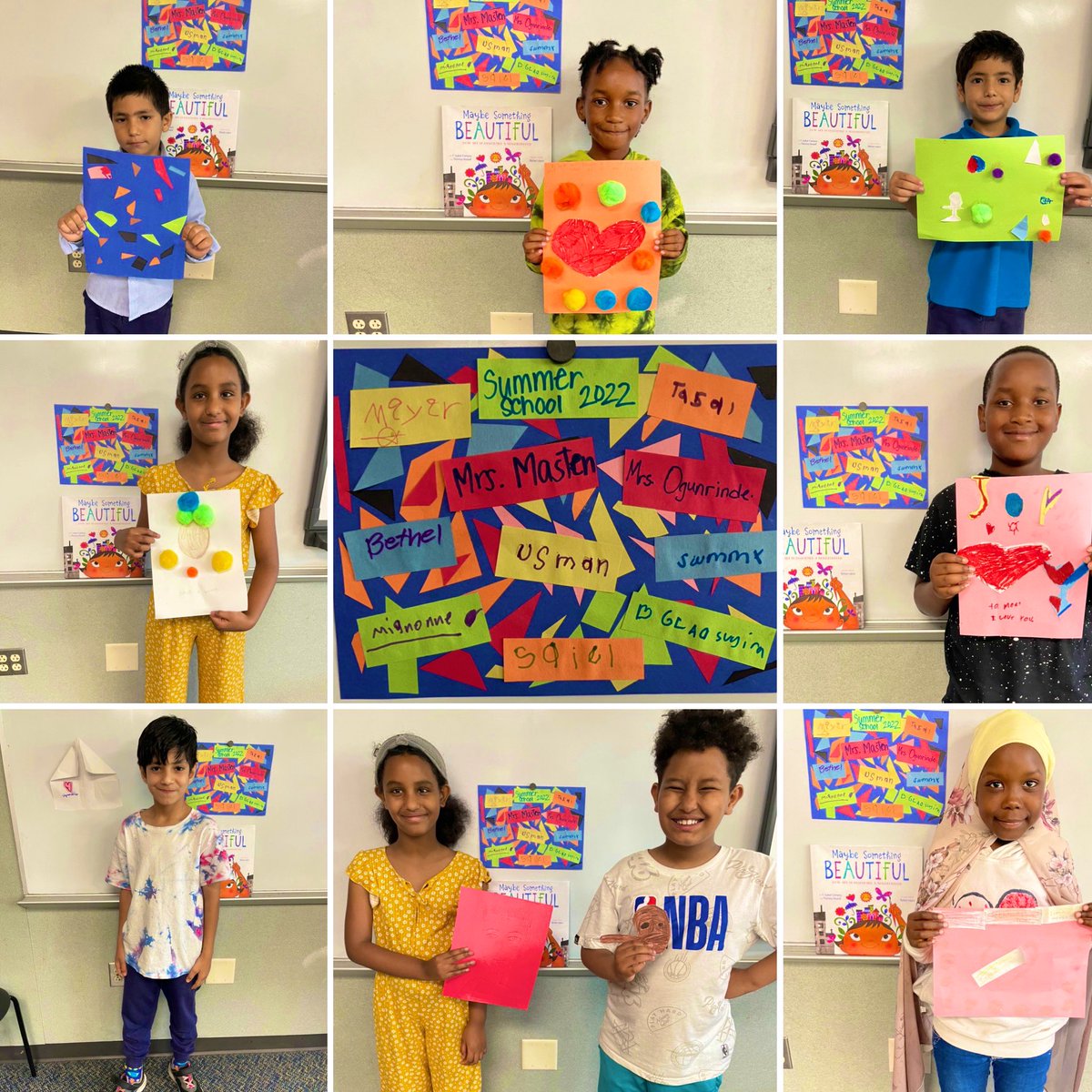 MrsMastenWLE's tweet photo. I cannot say enough of how much I enjoyed teaching this AMAZING group of multilingual and multicultural learners. Today we channeled our inner artist, shared about our home languages, and had a fabulous time! 👩🏾‍🎨🫶🏿🌍 #wearewayne #summerschool #blackisbeautiful @Adebimp25657753 https://t.co/TMN3EFTvKj