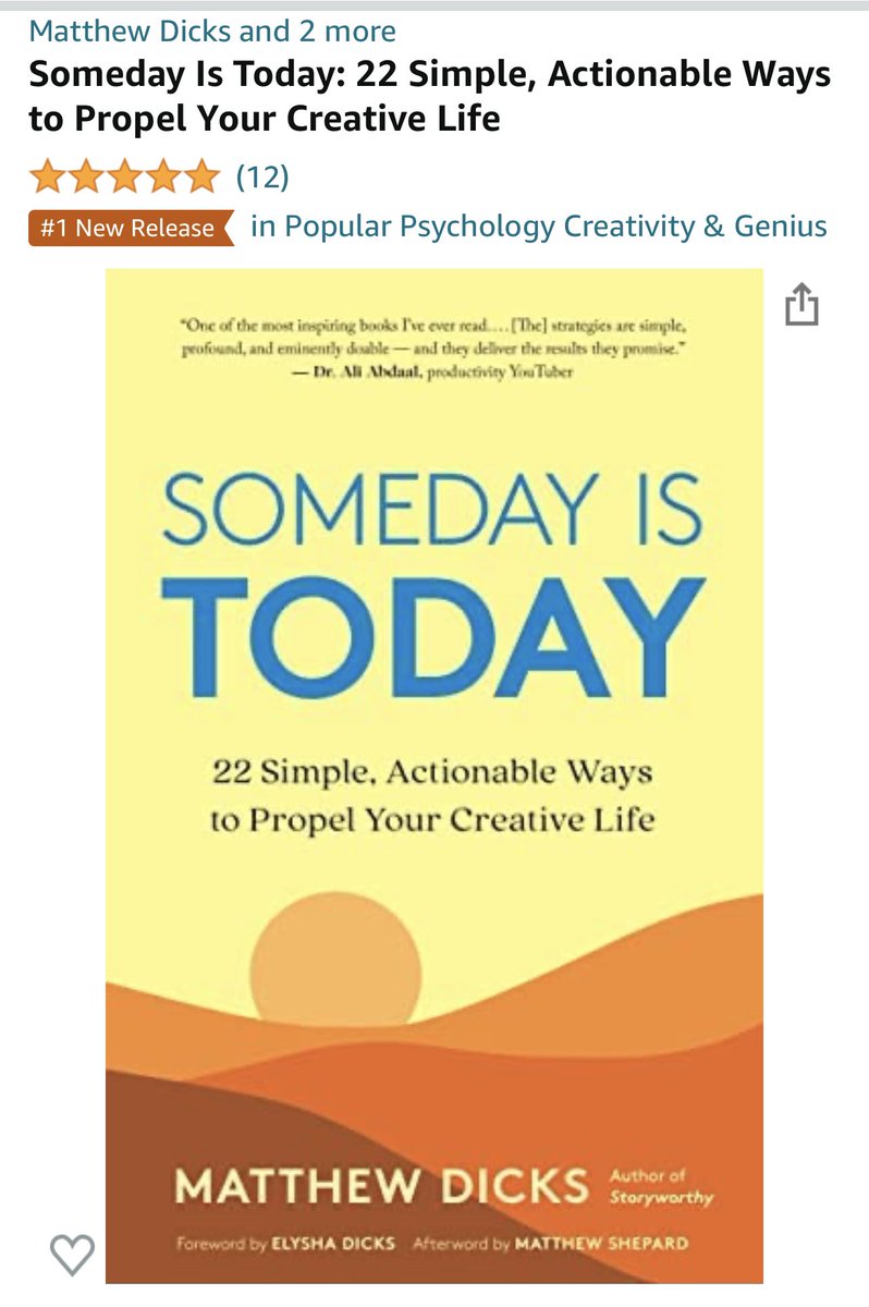 RedEnigami's tweet photo. Just ordered a copy for my mom. 😙

#somedayistoday #matthewdicks https://t.co/LAfD3MEStH