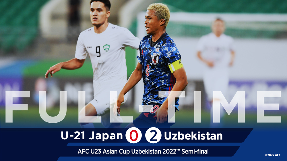 サッカー日本代表 試合終了 Afc U23 アジアカップ ウズベキスタン22 U21日本代表 0 2 ウズベキスタン代表 25 00ko 日本時間 Dazn T Co Ohtojme7kp Afcu23 Jfa Daihyo サッカー日本代表 T Co