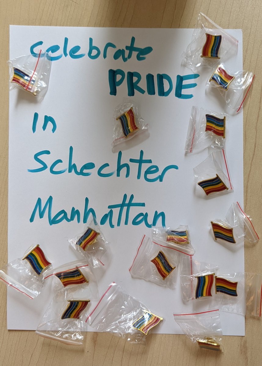 schechterNYC's tweet photo. Celebrating #Pride at Schechter Manhattan! https://t.co/gBiinbOAOY