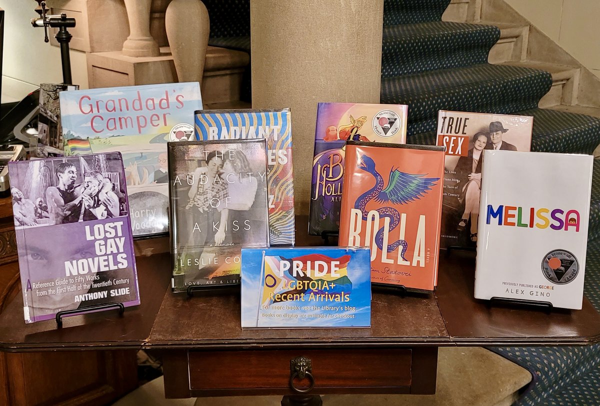 nysoclib's tweet photo. The #NYSocietyLibrary adds #LGBTQIA+ books to the collection all through the year! During #PrideMonth we're highlighting those purchases: https://t.co/tjZautijuS #ReadPride #PrideReading #ReadDiverseBooks #LibrariesMatter #UpperEastSide #ReadingCommunity #AllAreWelcome
#LGBTQIA https://t.co/nOImMItYPO