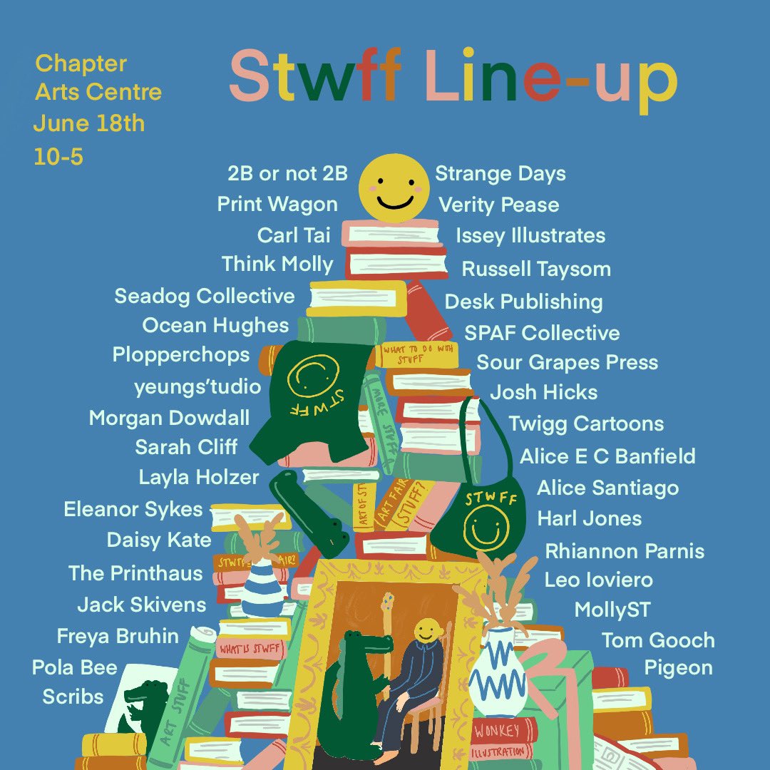 MDoodlee's tweet photo. Just some stuff I’ll be selling at Stwff this Saturday @chaptertweets 🙌🏻
…also some new prints not featured here 👀
#cardiff #market #cardiffart https://t.co/wJPZWcSnxM