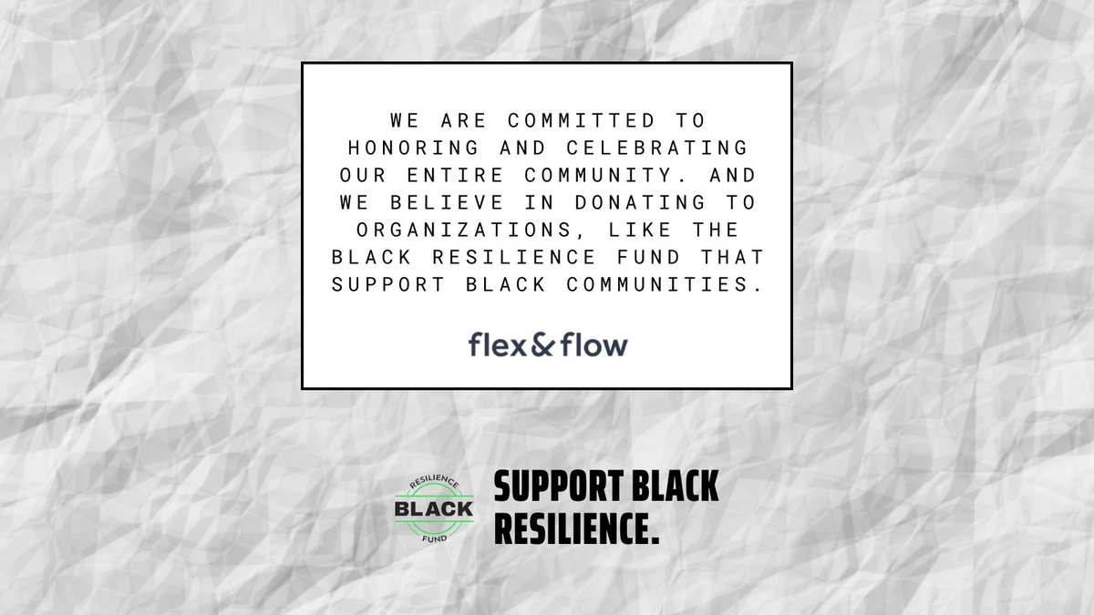 #SupportBlackResilience by shopping our business partners like @flexandflowyoga!