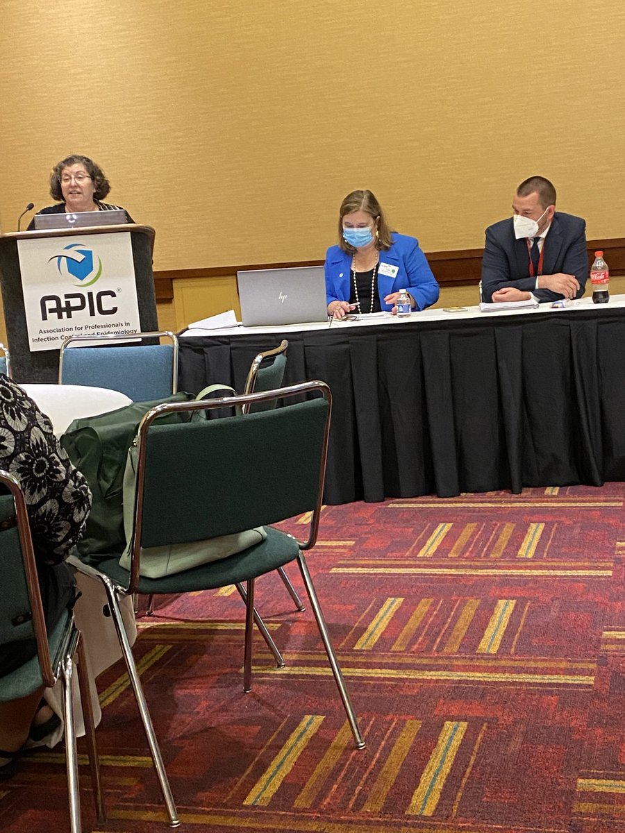 #APIC2022 Public Policy update. Making connections with important agencies, teaching them about what IPs do and helping to meet IP needs for patient safety. Thank you!
