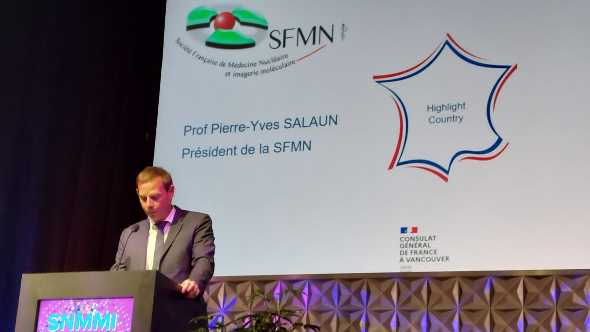 Prof Salaun from @CHRU_Brest recalled how 🇫🇷 was a pioneering country in this field thanks to Marie&amp;Pierre Curie in the early 1900s and the foundation of the <a href="/institut_curie/">Institut Curie</a> almost 100 years ago and how 🇫🇷still lead research in this area. #diplomatiescientifique