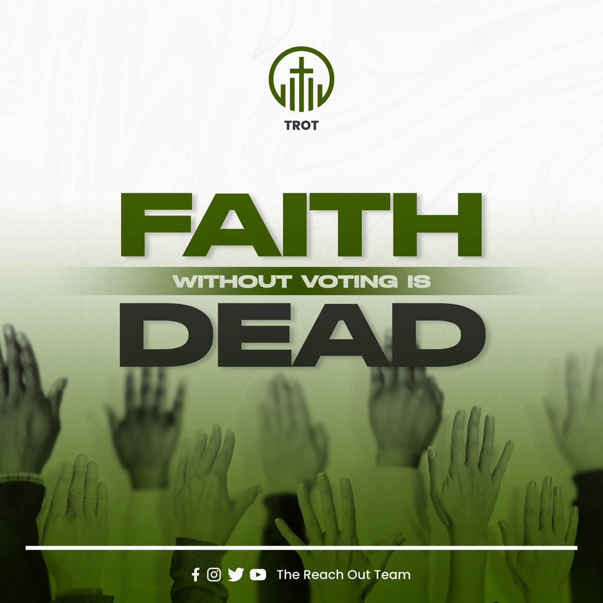 Reach_4_Christ's tweet photo. There is unity and power in prayer. Also, faith without works (action) is dead (being alone). Hence, we would do the needful by getting our PVCs, by voting wisely and by praying without ceasing.
#FaithWithoutVotingIsDead
#Election2023
#PVCs 
#TrendingNow 
#DemocracyDay https://t.co/agT1x9Rr6d