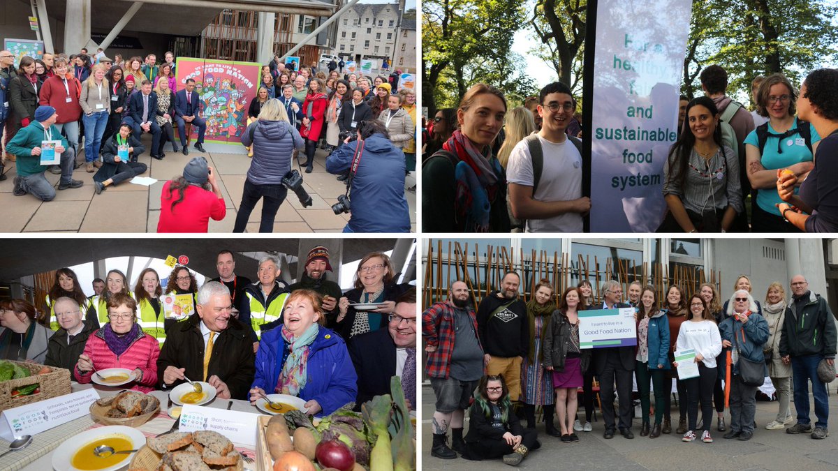 We did it together! The #GoodFoodNation Bill is here thanks to the years of collaboration and campaigning by individuals, groups and MSPs from across Scotland @GFNCampaign