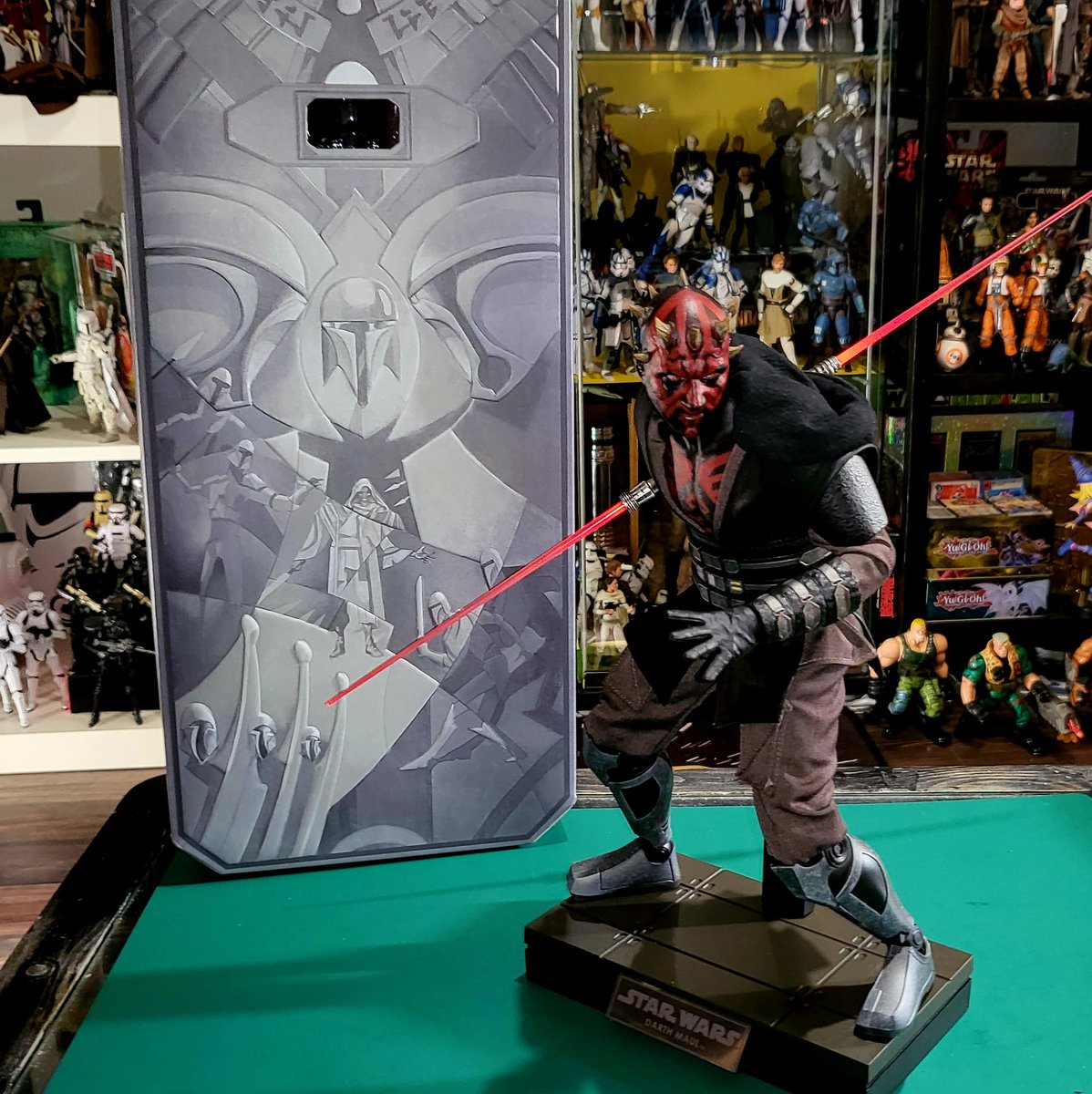 thepuppetmon's tweet image. Oh no...What have I done 😫😫😫 my first one... #StarWars #DarthMaul #CloneWars #HotToys #collectors #actionfigures