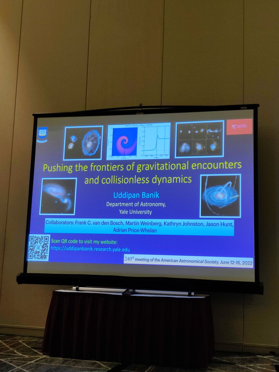 Uddipan Banik from Yale University gave an amazing dissertation talk about Pushing the frontiers of gravitational encounters and collisionless dynamics.
#LoebmanLab #AAS240