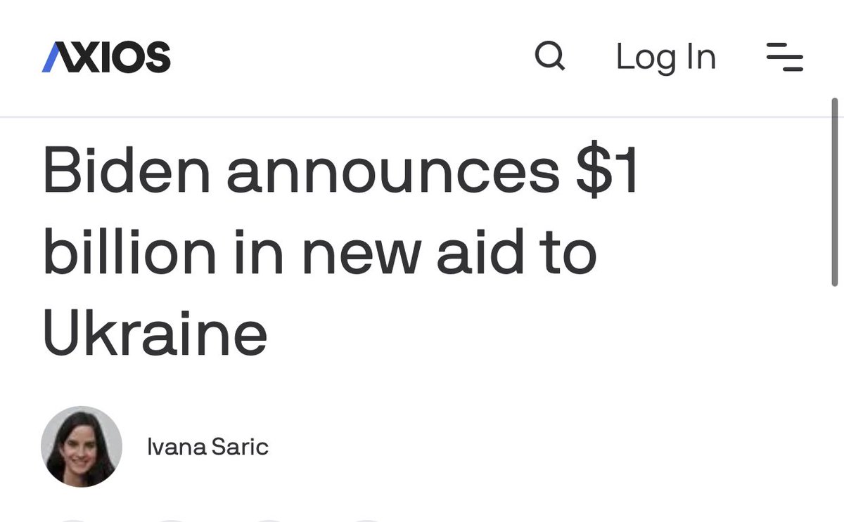 That means $54,000,000,000 to Ukraine in less than 4 months.

“How will we pay for it” never seems to apply to wars, just the basic needs of the American people.