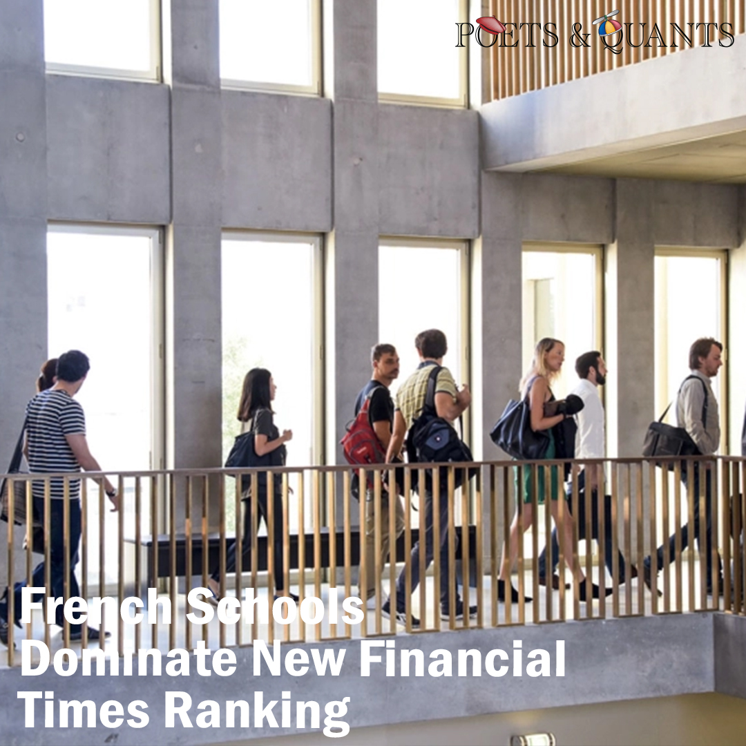 PoetsAndQuants's tweet photo. The top five business schools in the world for a master's in finance are all based in the same country, and it's not the U.S. It's France.

Read More: https://t.co/DxXmNeOTU2

@HECParis
#mba #businessschool #finance #financialtimes #hecparis #escp #france #europe #uk https://t.co/DRZc4gz8zn