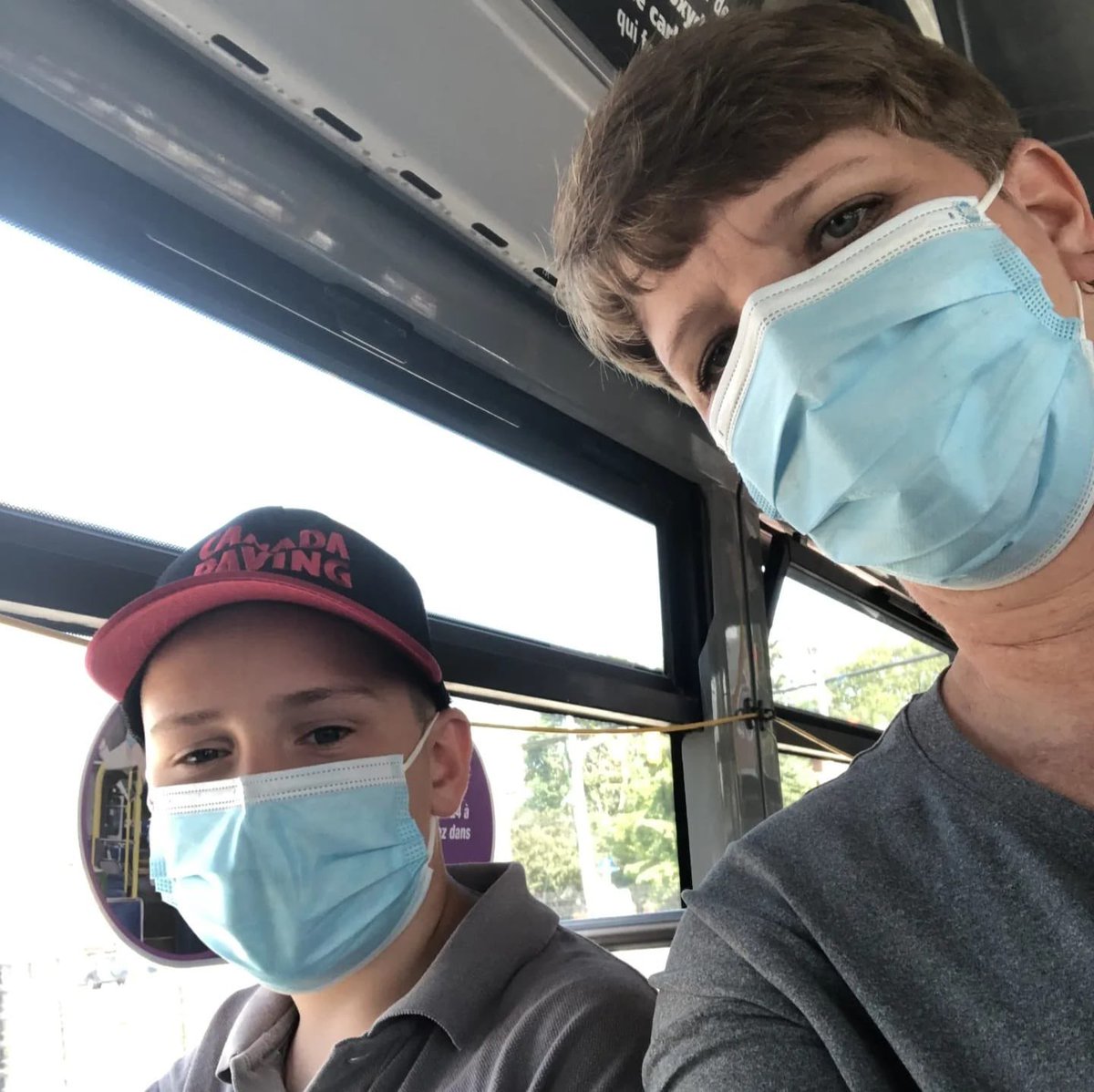 NotreDameOCSB's tweet photo. "Sometimes they teach us! Robert taught me how to ride OC transpo yesterday. I even rode my very first double decker bus!" - J.Barkhouse, EA Notre Dame High School
#ThisisND #ottawahighschool #ocsb #octranspo #firsttimerider @OC_Transpo https://t.co/Pm1OmYYUoQ