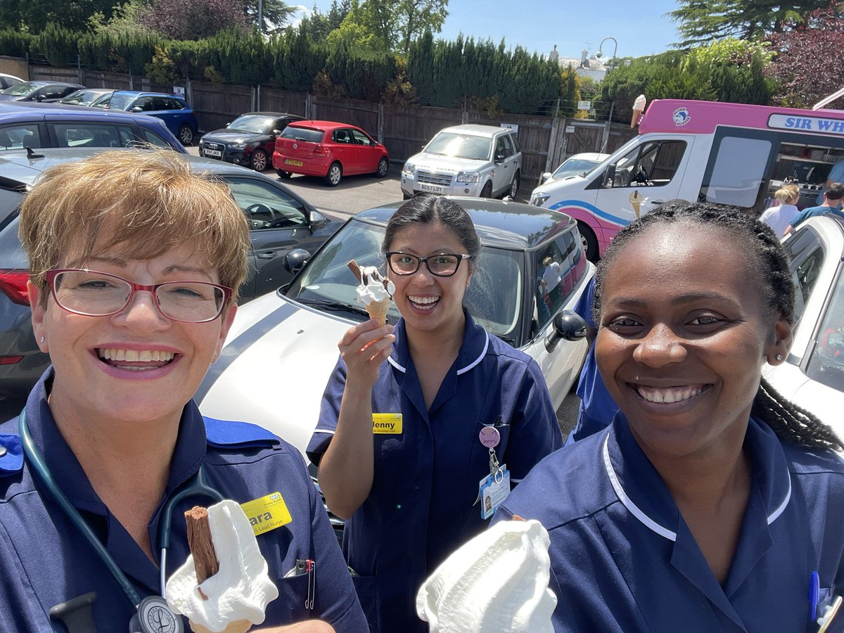 Thank you @FHFT_wellbeing for ice creams on a super hot Epic day @DigitalFHFT #Epic