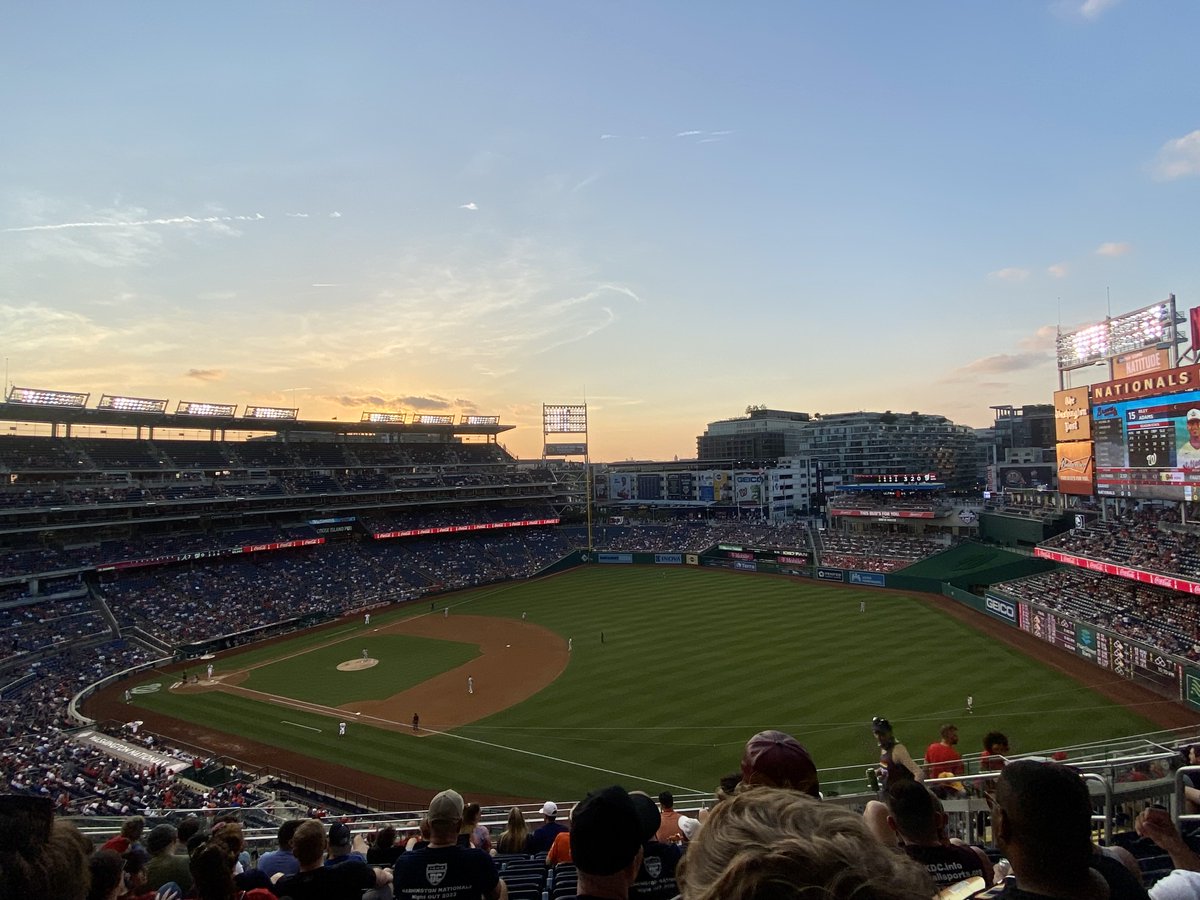 NAFCU's tweet photo. Last night, the NAFCU team supported the @Nationals at @NationalsPark for their #PRIDE night⚾️🌈. The Nats donated a portion of each ticket purchased to Team DC, a charitable organization established to educate the public on LGBTQ+ communication. https://t.co/RtJjYIzLXh
