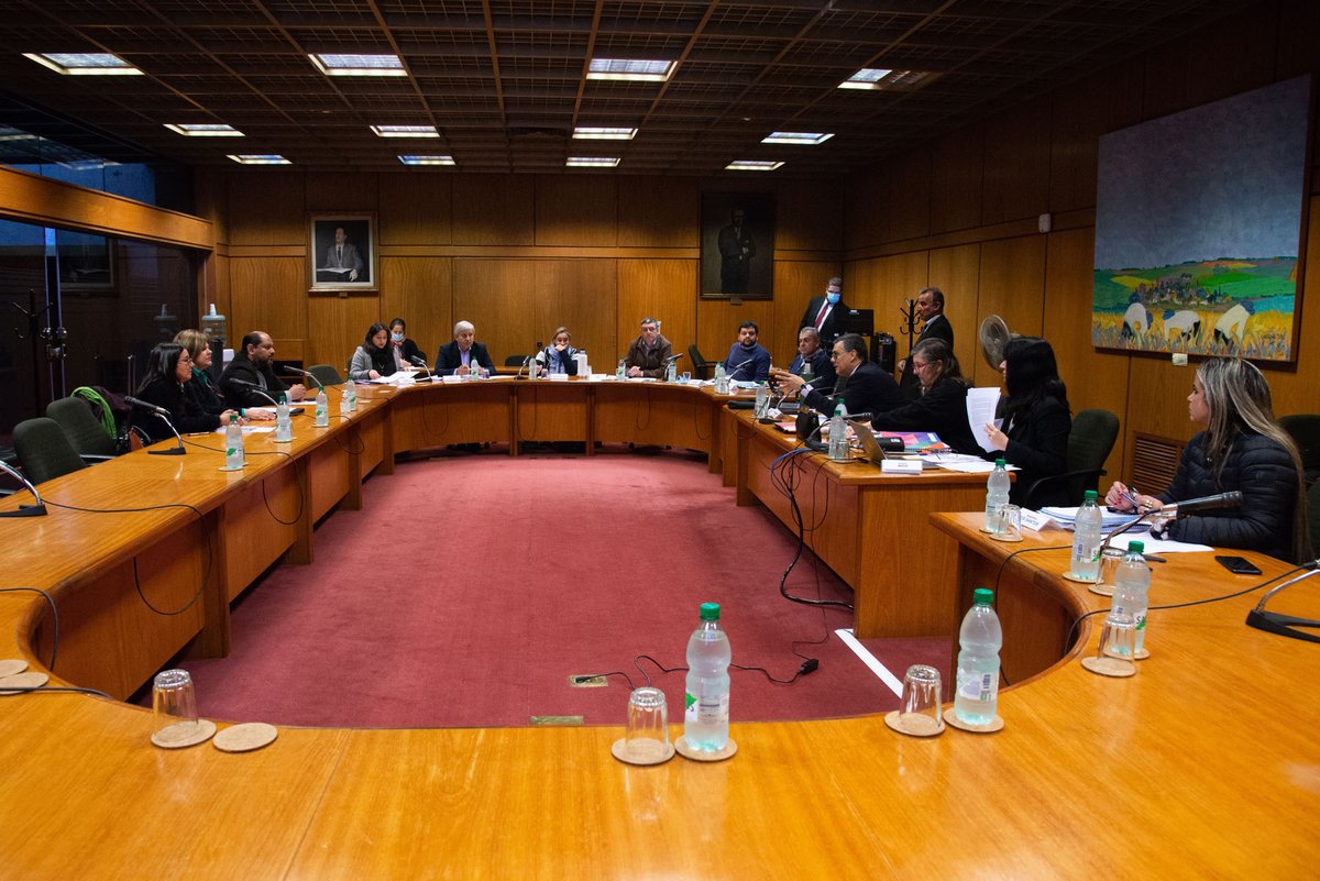 DiputadosUY's tweet photo. La Comisión Especial de Frontera con la República Federativa de Brasil integrada por los diputados @MarneOsorioLima (Pte), Paulo Beck, Wilman Caballero, @CamargoNazmi, @vds2525, @VirginiaFrosAlv, @NicolasLorenzoM, Esther Solana y @GTinaglini, trató la solicitud de iniciativa al https://t.co/PrRCvaCctx