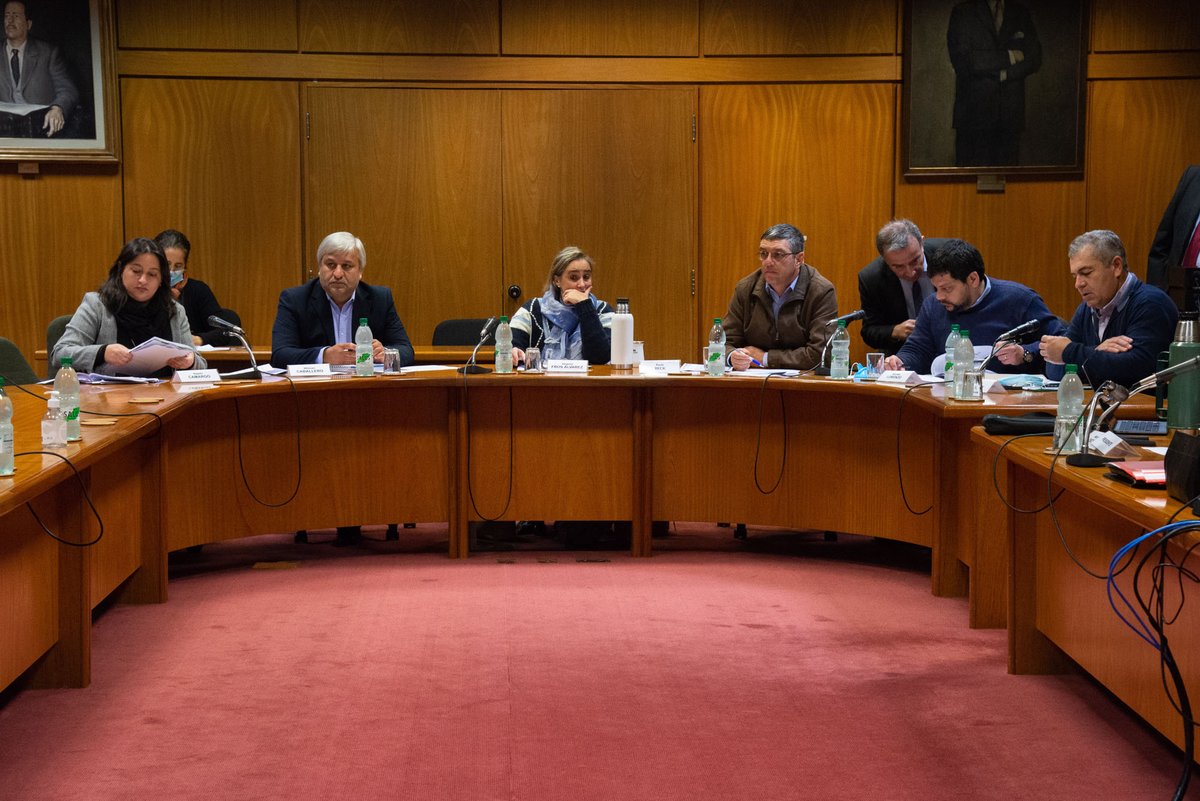 DiputadosUY's tweet photo. La Comisión Especial de Frontera con la República Federativa de Brasil integrada por los diputados @MarneOsorioLima (Pte), Paulo Beck, Wilman Caballero, @CamargoNazmi, @vds2525, @VirginiaFrosAlv, @NicolasLorenzoM, Esther Solana y @GTinaglini, trató la solicitud de iniciativa al https://t.co/PrRCvaCctx