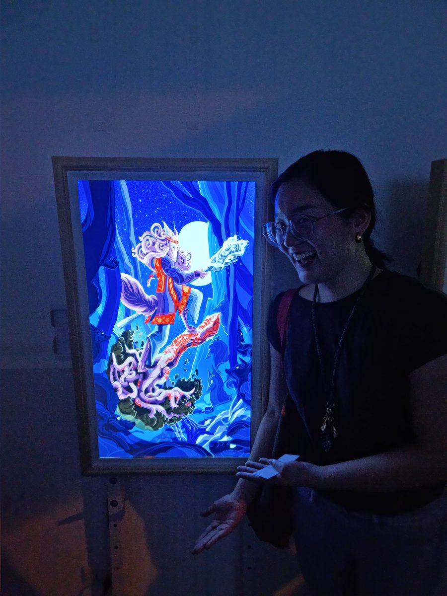 cam_is_frillion's tweet photo. Art is fo sale at https://t.co/4FTQLAI9Y7
#NFTartist @LikhaNft awesome frames by @MomentoFrames ✨️ https://t.co/Sx9cJq1FiU