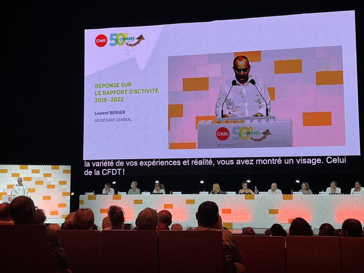 JuEtche64's tweet photo. Le « #Syndicalisme #LowCoast c’est pas celui de la @CFDT ! » @CfdtBerger #congresCFDT #congress2022 #congres2022 https://t.co/S6D1jJuvtM