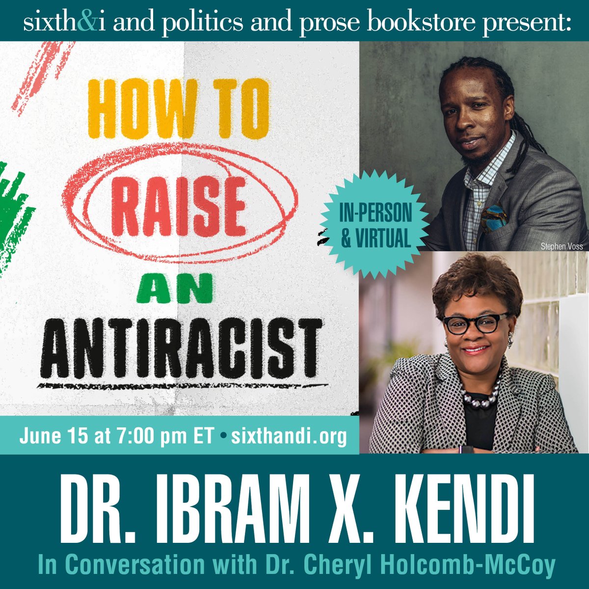 TONIGHT: <a href="/DrIbram/">Dr İbrahim Fatih DOĞAN</a> shares from HOW TO RAISE AN ANTIRACIST in conversation with <a href="/AU_SchoolofEd/">AU School of Ed</a> Dean <a href="/chm91364/">Cheryl Holcomb-McCoy</a>. 

There's still time to get tickets → ow.ly/74c330sm6yN