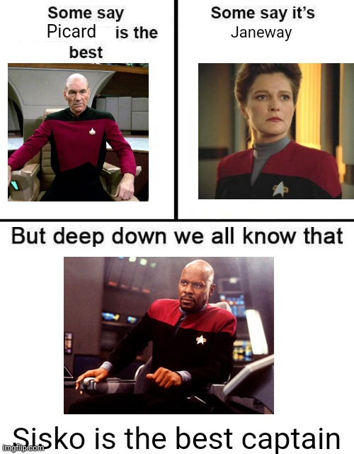 Was there ever any doubt?!

#StarTrek #Sisko #TheEmissary #TheSisko #TheProphetsHaveSpoken #DeepSpaceNine #STDS9 #DeepSpace9 #CaptainMyCaptain