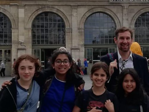 FHSRegentsPark's tweet photo. International trips have resumed at FHS! This weekend our Thirds hopped on the Eurostar at St Pancras and arrived in Lille for an action-packed day trip, including ordering in French at a café, visiting the Palais des Beaux-Arts and free time exploring the city. #FHSTrips https://t.co/sOOscD2tPY