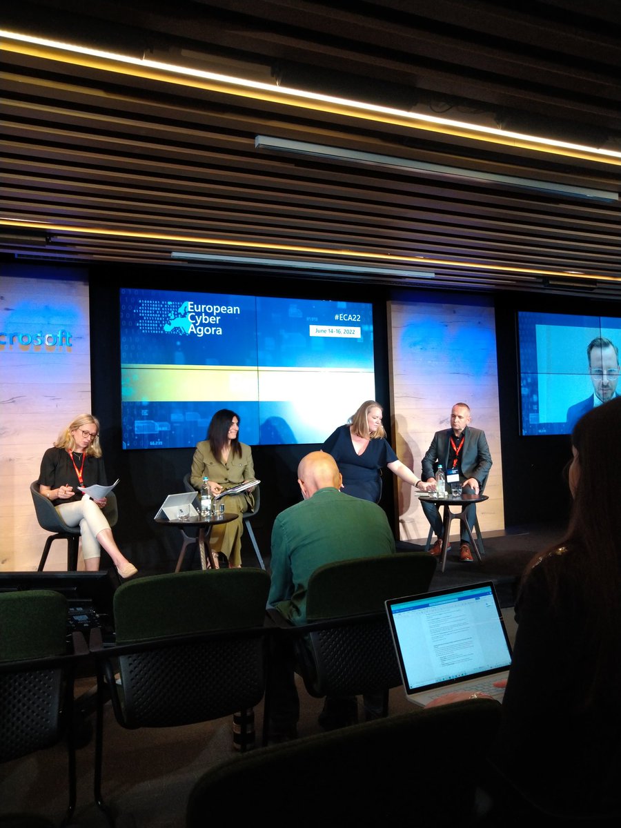 In Brussels for #ECA22. Pleased #eset is part of this multistakeholder initiative to enhance European cyber resilience.