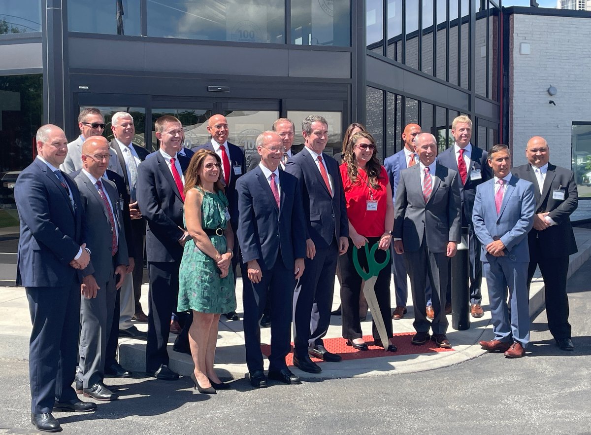 RepTenney's tweet photo. The Raymond Corp just celebrated its 100th Anniversary! It was a privilege to present President & CEO Michael Field with a proclamation recognizing the company’s century of innovation & service. #ChenangoCounty #NY22 https://t.co/rCTM0s7IWk