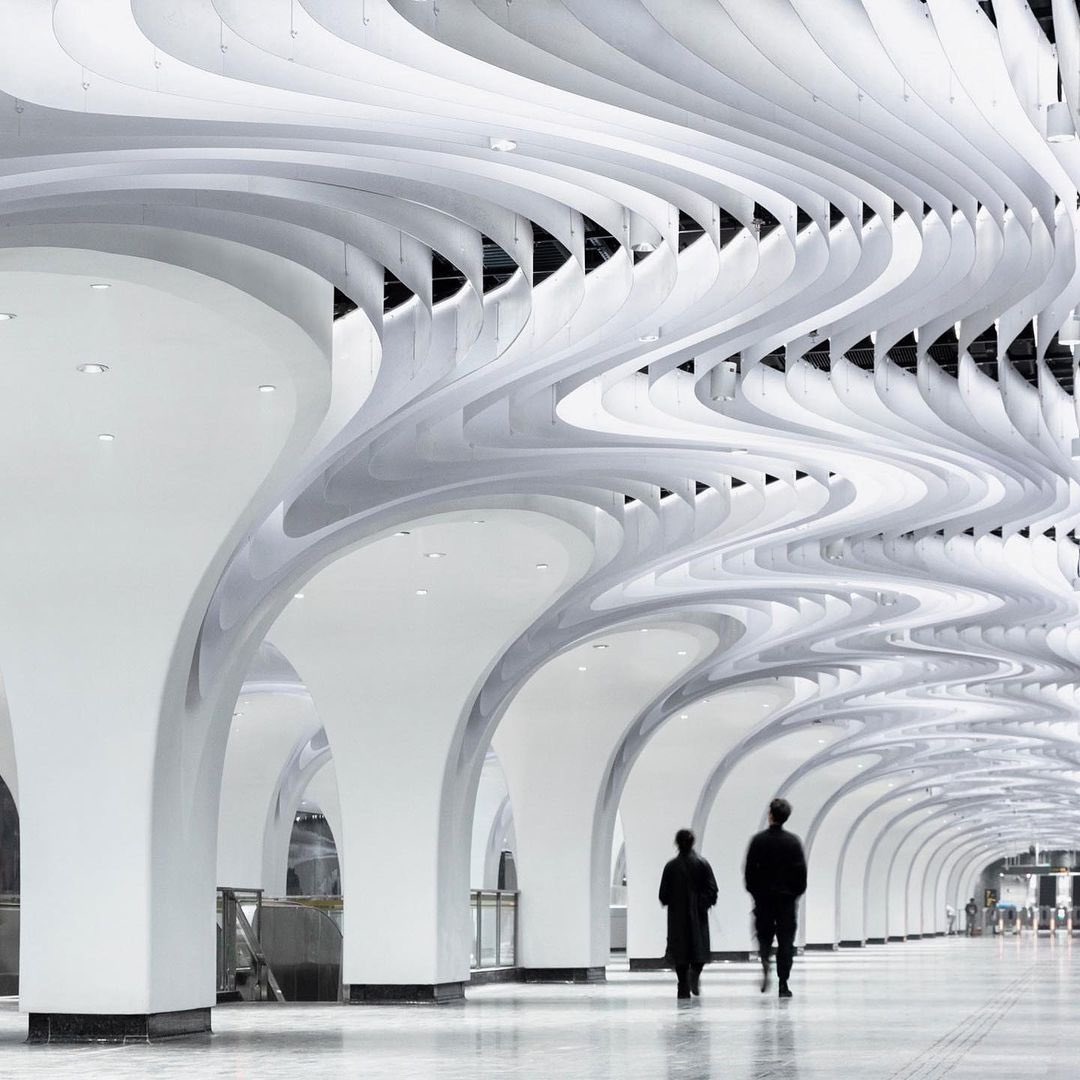 parametricarch's tweet photo. Yuyuan Station of Shangai Subway, located in a cross-section area, got a refreshed look and a smooth design in 2022. Tap the 🔗 link to read more: https://t.co/cXivCBFcU4

🖋 Architect: XING DESIGN
📍 Location: Shangai, China
📸 Photographs: Shengliang Su https://t.co/KwYkInjdBm
