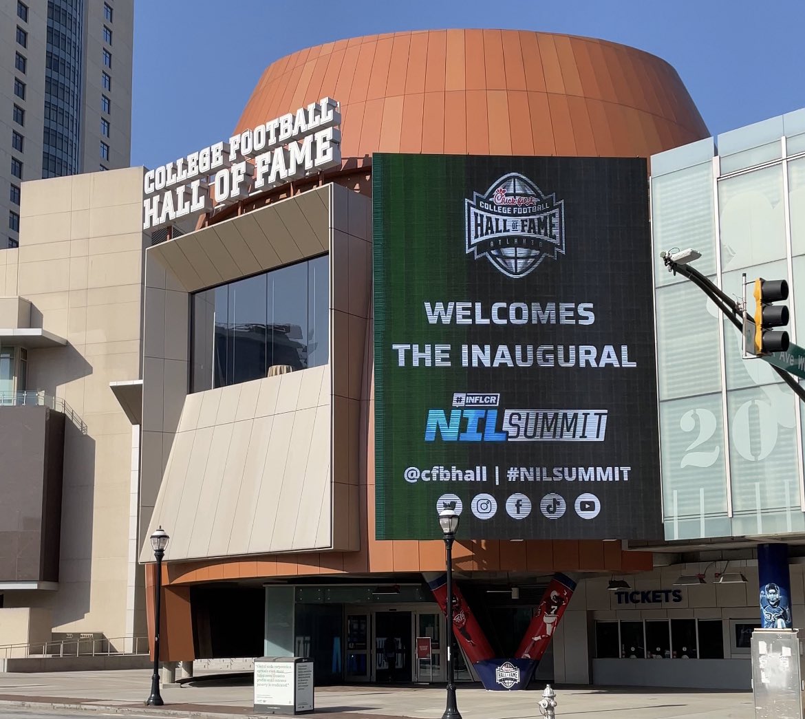Day 3️⃣ of <a href="/NILSummit/">The NIL Summit</a> is here! Looking forward to another amazing day <a href="/cfbhall/">College Football Hall of Fame</a>! 😁 #NILSummit #CollegeFootball #ATL