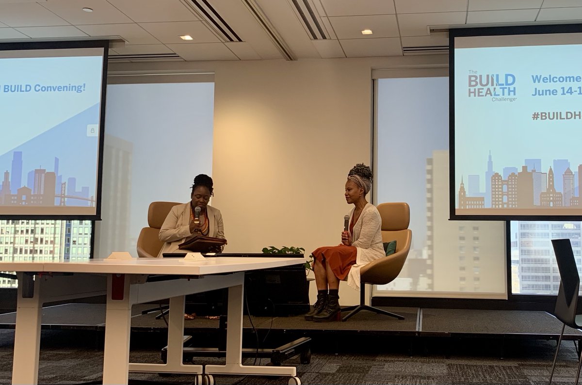 Supporting community development requires creating tools so people can have their own agency, be it through home ownership, local business development, or the ability to put money into your own community, says <a href="/majoracarter/">Ms Carter</a>. #BUILDHealth