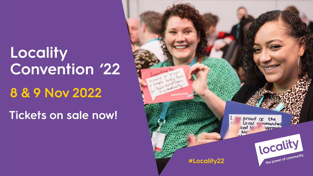 localitynews's tweet photo. Tickets for #Locality22 out now!

Be part of the biggest community sector event of the year. Join leaders, policy-makers, thinkers and doers who believe in the #PowerOfCommunity

📆8 &amp; 9 Nov 2022
📍Sheffield City Hall

Book now: https://t.co/0GE6sztmsN

Sponsored by @peoplesbiz https://t.co/E1W9FCd5m1