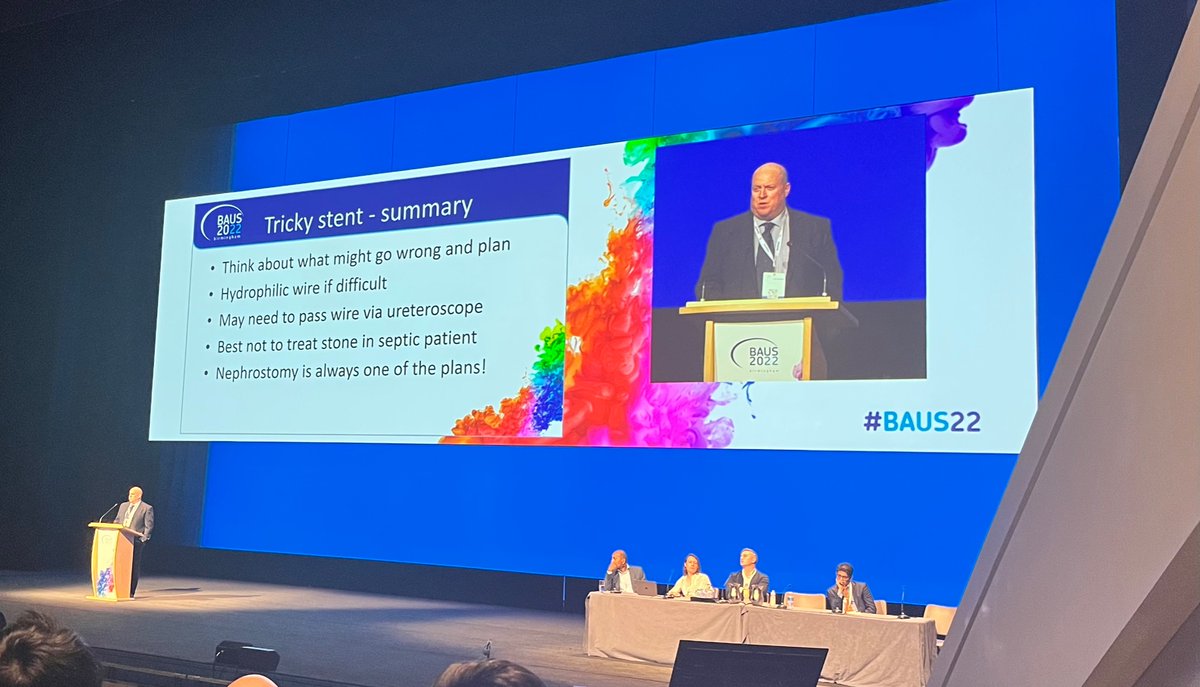 Tips for a tricky stent #BAUS2022