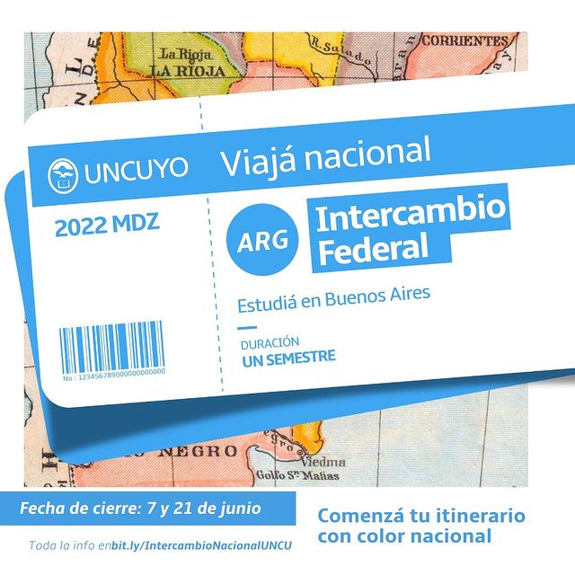 FcpysUNCuyo's tweet photo. 📢¿Por qué no empezar tu camino internacional sin dejar Argentina? 
❌El Programa de #IntercambioFederal te beca para que cursés un semestre en una universidad de Buenos Aires y el #ProgramaAUSA ofrece cupos en universidades del interior. 
❌Más info: https://t.co/IDs95P2uOe https://t.co/4XlinK9u2a