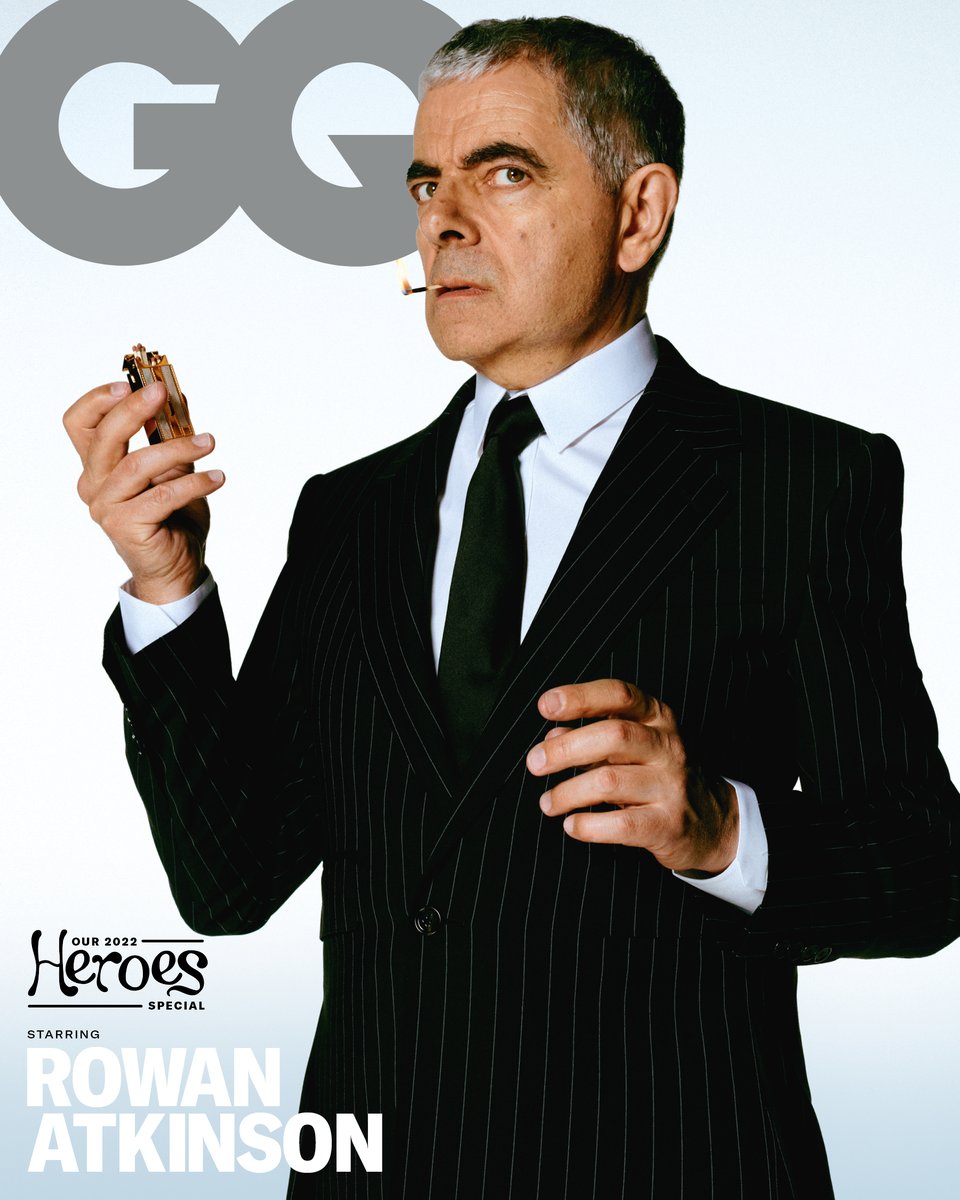 Presenting British GQ's second #GQHeroes cover star: Rowan Atkinson.  https://t.co/5AC5Se004o #BMWxGQHeroes