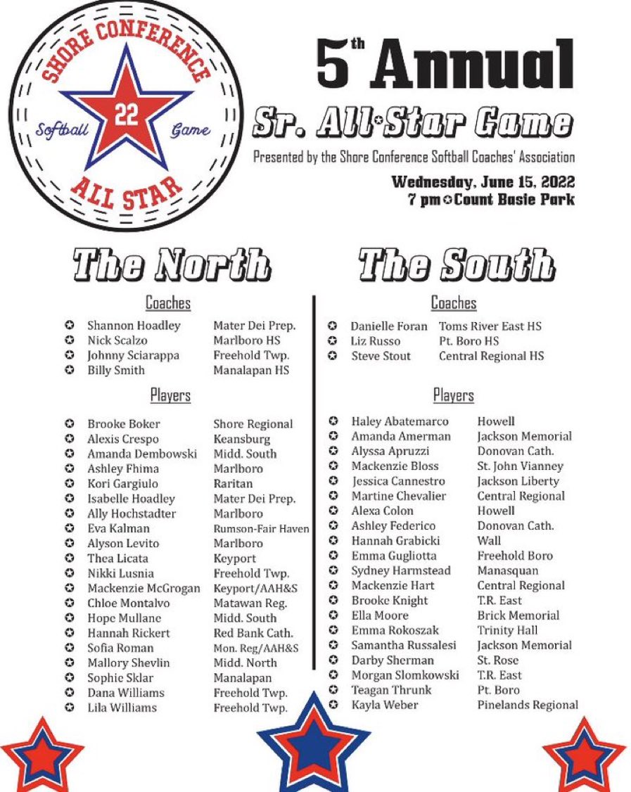 coachsmith16's tweet photo. Sr All Star game tonight! Congrats to all players! https://t.co/fJ5fuWZCwj