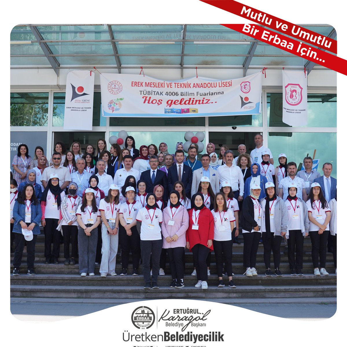 Ertugrulkaragol's tweet photo. Erek Mesleki ve Teknik Anadolu Lisesi tarafından Ahmet Yenihan Kongre ve Kültür Merkezimizde düzenlenen Tübitak 4006 Bilim Fuarı’nın açılış törenine katıldık. https://t.co/hPpLWIhX3m