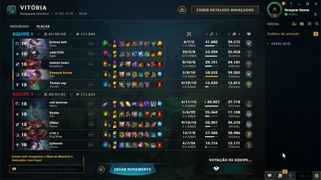 "Ultima y me voy" 55min el game