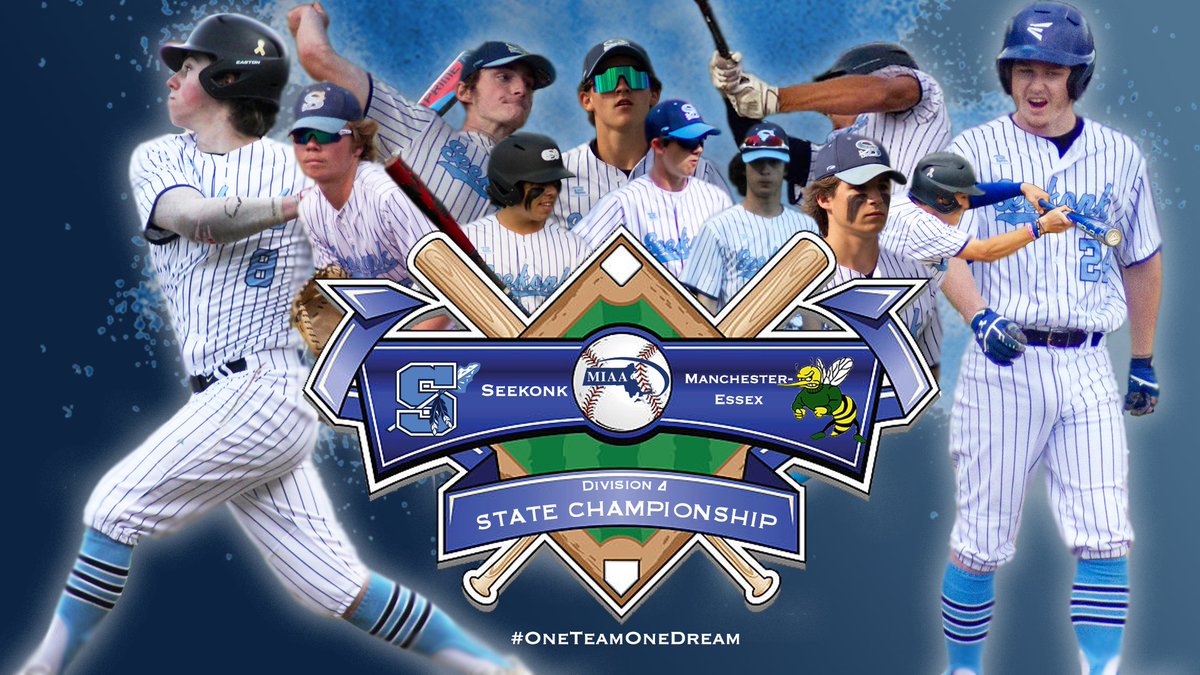 It's TITLE TIME!!! The <a href="/Seekonkbaseball/">WarriorBB</a> team will take on Manchester-Essex for the <a href="/MIAA033/">MIAA</a> Division 4 state championship on Saturday at 12 noon at LeLacheur Park in Lowell. #GoWarriors!