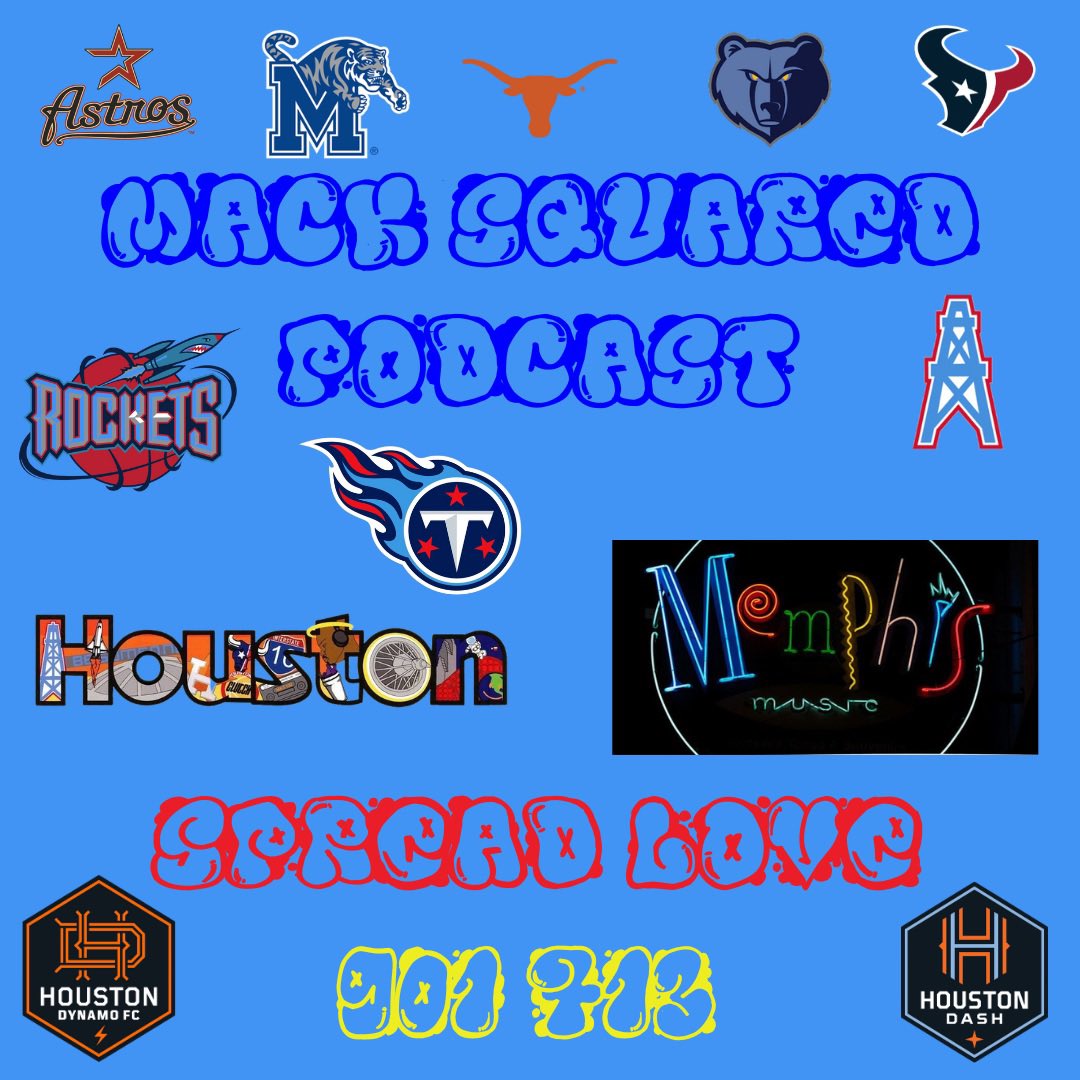 SquaredMack's tweet photo. From Houston to Memphis! @youngmac1986 and @Bradjeezy93 dropping new content soon. Be sure to go and check out all of recent episodes if you haven’t had a chance too. #Podcast #MackSquared #SpreadLove #GoodGuys https://t.co/d0scWe2Nj8