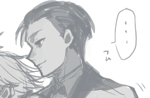 ホームズ初めて描いてる 