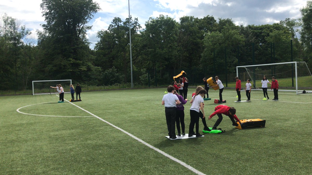 Activity 3 - cross the river with your whole team and 3 pieces of equipment... and no touching the Astro! #strivetobe