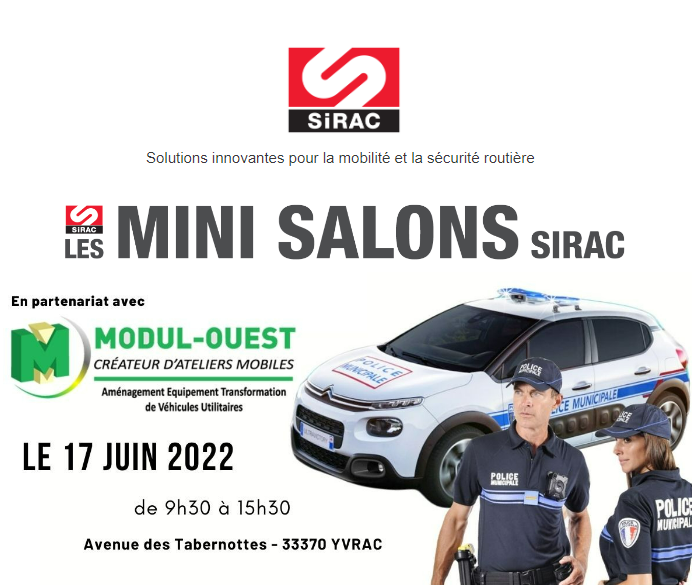 icmservices's tweet photo. Retrouvez-nous au MINI SALONS Sirac à YVRAC (33) le VENDREDI 17 JUIN 2022 de 09H30 à 15H30
#salon #police #policemunicipale #mairie https://t.co/GCqjtXhzwG