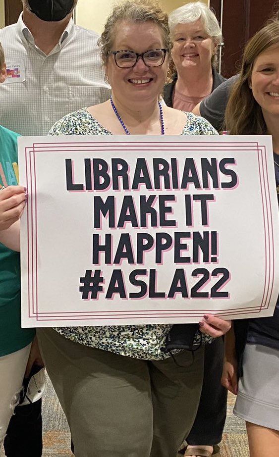 Thanks so much to our <a href="/ASLAlib/">ASLA</a> treasurer Kimberly Johnson. Your specialized service to our organization truly keeps things going. #ASLA22 💰💸