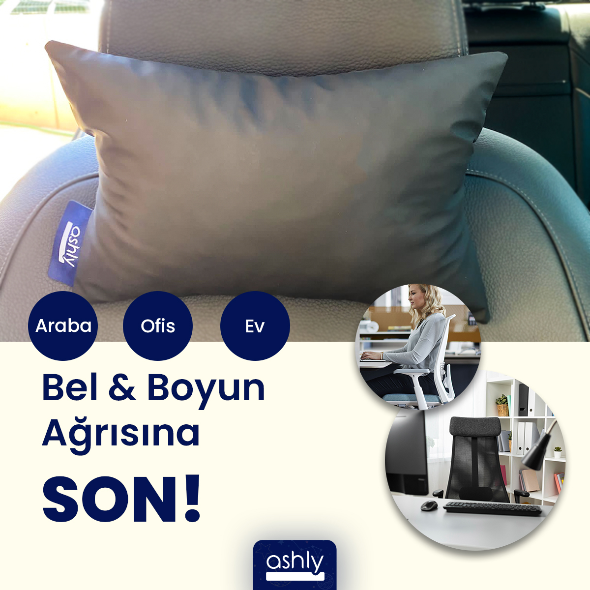 Artık seyahatleriniz size daha keyifli gelecek... 😎
Terletme yapmayan boyun yastığımızı yanınızdan ayırmak istemeyeceksiniz. 🙏
📍Ürün danışmanımıza ulaşmak ve sipariş oluşturmak için hemen arayın!
👩‍💻‍0537 564 14 66
ashly.com.tr