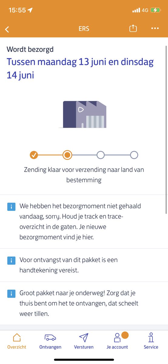 SaskiaHalkema's tweet photo. @PostNL wanneer kan ik nieuwe informatie verwachten? Ik zou graag willen weten wanneer het pakket gaat aankomen. https://t.co/ioGSwS8UeM
