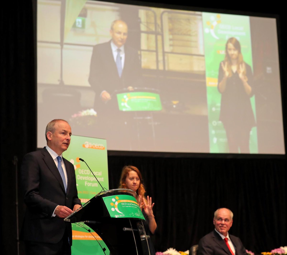 Delighted to open the <a href="/OECD_local/">OECD SMEs, Regions, Cities & Tourism</a> Development Forum in Cork.

Our talented workforce is one of the reasons so many companies want to be based here.

We need to prioritize the current and future workforce, to prepare for the challenges of today and the jobs of tomorrow.
