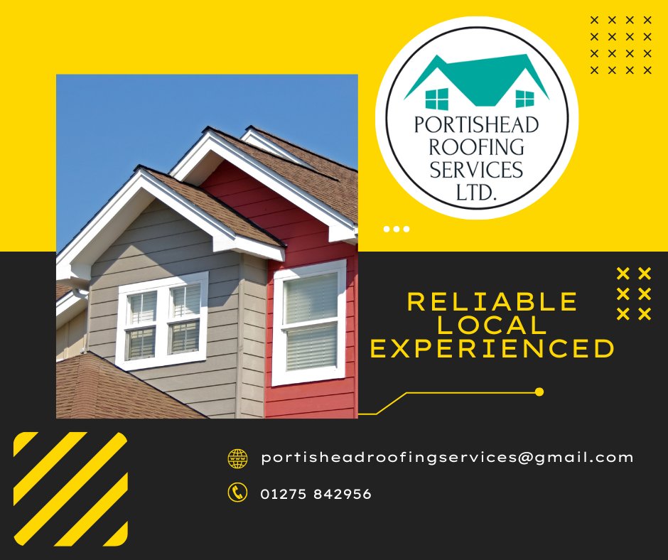 Pheadroofing's tweet photo. Reliable, local &amp; experienced. If your roof needs fixing, look no further! Contact us for a FREE consultation today - no job too small. #roofer #supportlocalbusiness #portishead https://t.co/MCxwnhfBOL